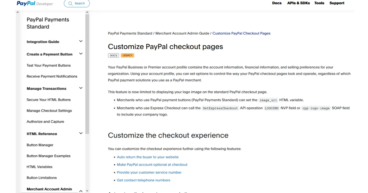 customize-pay-pal-checkout-pages